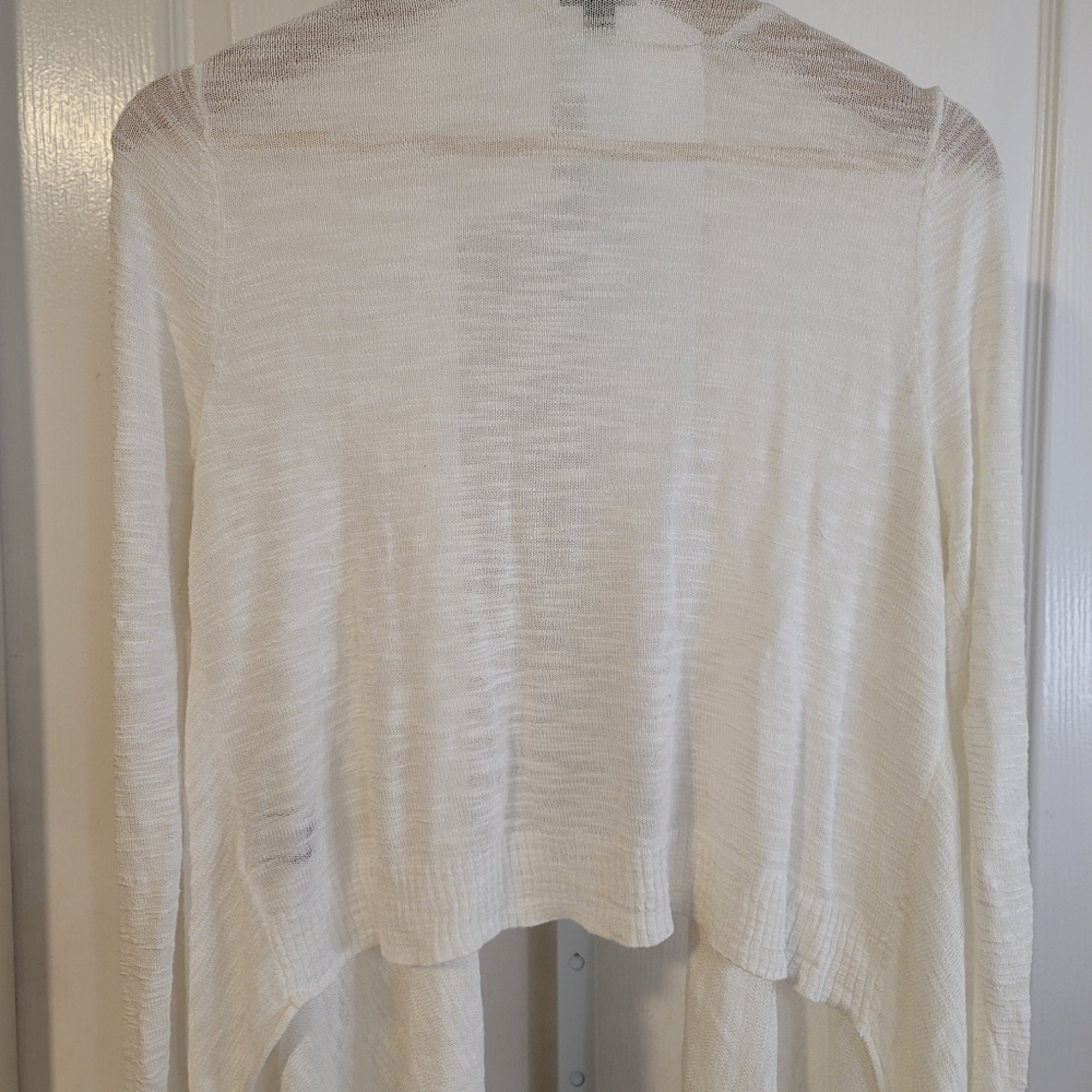 Torrid White Knit Cardigan 00 - Picture 5 of 7